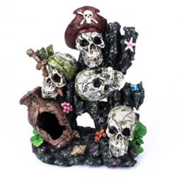 AquaWorld Pirate Skulls 15.5x10x19cm