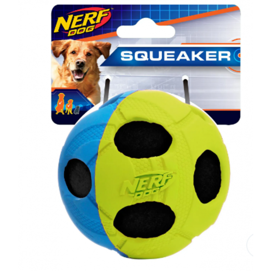 Nerf Tennis Ball Rubber Wrapped Squeaker 5cm