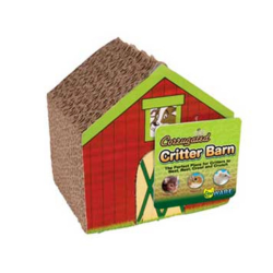 Corrugated Critter Barn toy for mouse and rat