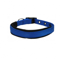 Yours Droolly Dog Foam Collar Blue-Small