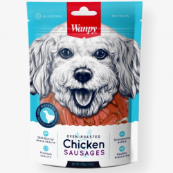 Wanpy Chicken Sausage Dog Treat - 100g