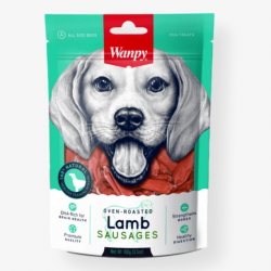 Wanpy Lamb Sausage Dog Treat - 100g