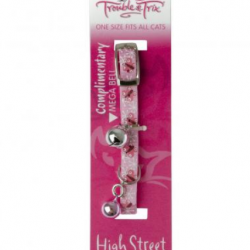 Trouble and Trix High Street Cat Collar Butterfly Pink