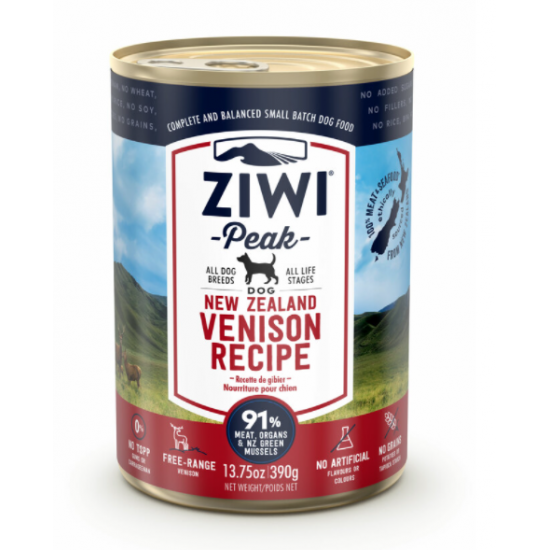 Ziwi Peak Canned Venison Dog Food- 390g