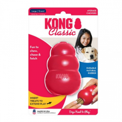 [Great Value] Kong Classic Dog Toy Red -L + Kong Marathon 2-Pk Dog Treat -L