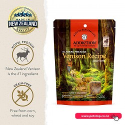 Addiction Venison Meaty Bites Dog Treats 113gm