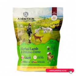 Addiction Grain-Free Herbed Lamb & Potatoes Air Dried Dog Food 900g