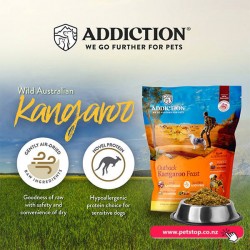 Addiction Grain-Free Outback Kangaroo Feast Air Dried Dog Food 900g
