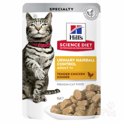 Hill's Wet Cat Food Urinary Hairball Control Chicken 85g