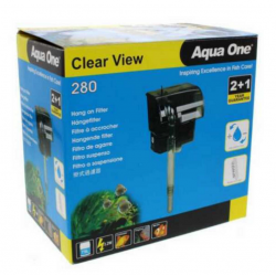 AQUA ONE H280 CLEARVIEW HANG ON FILTER 280 L/HR