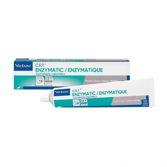 Virbac CET Enzymatic Toothpaste for Dogs & Cats Poultry Flavor 70g