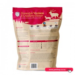 Addiction Homestyle Venison & Cranberry Dinner Air Dried Dog Food 900g