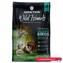 Addiction Wild Islands NZ Island Birds Duck Turkey & Chicken Dry Cat Food 4.5kg