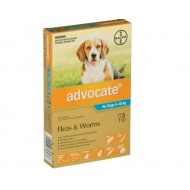 Advocate Fleas and Worms Treatment for Dog 4-10kg 3 Pack