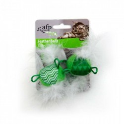 AFP Feather Balls with Sound Cat Toys
