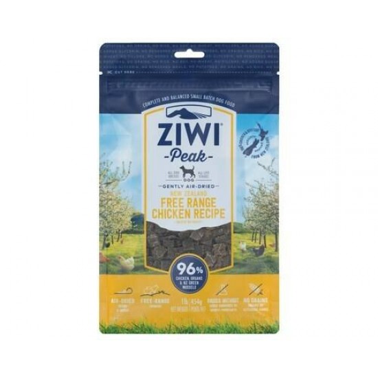 Ziwi Peak Air Dried Chicken Dog Food -454g