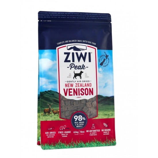 Ziwi Peak Air Dried Venison Dog Food 454g