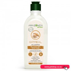 Amazonia Oatmeal Pet Shampoo - Relieves Dry Itch Skin - 500ml