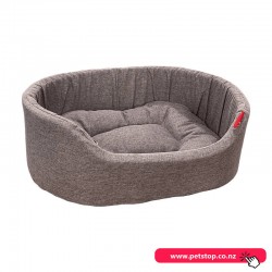 AQ570 Yours Droolly Indoor Pet Bed Brown - XLarge