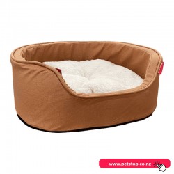 AQ572 Yours Droolly Indoor Pet Bed Tan - Medium