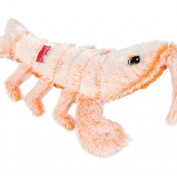Yours Droolly Ricky The Rock Lobster Dog Toy. Includes Battery Operated Motor