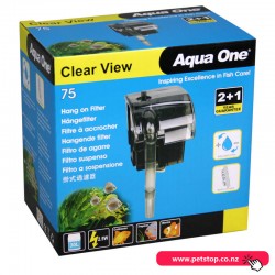 [PRE-ORDER] Aqua One H75 ClearView Hang On Filter 190l/hr