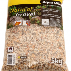 Aqua One Natural Gravel Australian Gold Light 4-6mm Mix 5kg
