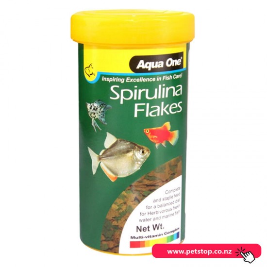 Aqua One Spirulina Flakes-52g