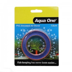Aqua One Air Stone PVC Encased Beauty Round 7.5cm Aquarium