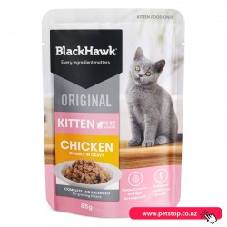 Back Hawk Original Kitten Wet Food - Chicken Gravy 85g