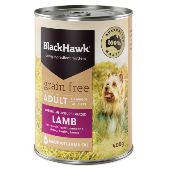 Black Hawk Grain Free Lamb Canned 400g