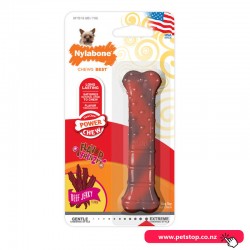 Nylabone Dura Chew Textured Beef Jerky Dog toy-XSmall/Petite