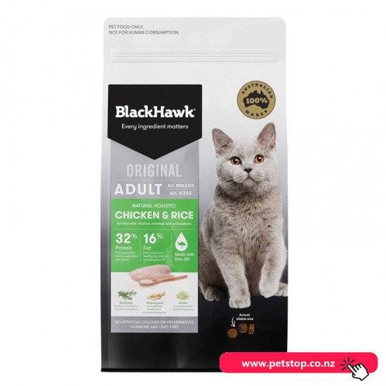 Black Hawk-Cat Food-Chicken & Rice 1.5kg