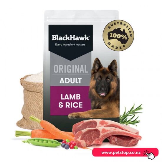 Black Hawk Dog Food Lamb & Rice 10kg