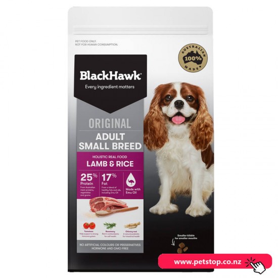 Black Hawk-Dog Food-Small Breed-Lamb & Rice 3kg