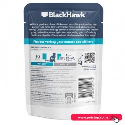 Black Hawk Original Cat Mature Wet Food - Chick & Tuna Gravy 85g