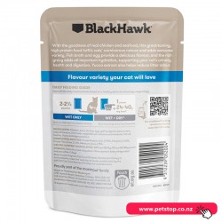 Black Hawk Original Cat Wet Food - Chick & Seafood Gravy 85g