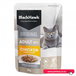 Black Hawk Original Cat Wet Food - Chicken Gravy 85g