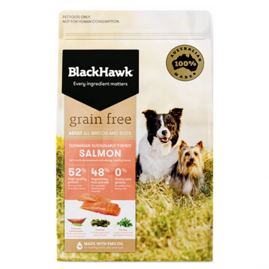Black Hawk-Dog Food-Grain Free-Salmon 2.5kg
