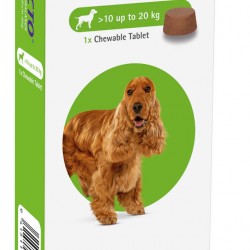 BRAVECTO Flea and Tick Treatment Chewable Tablet for Dog 10-20kg