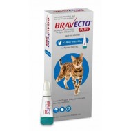 Bravecto Flea and Tick Protection with worming Treatment Plus for Cat 2.8-6.25kg