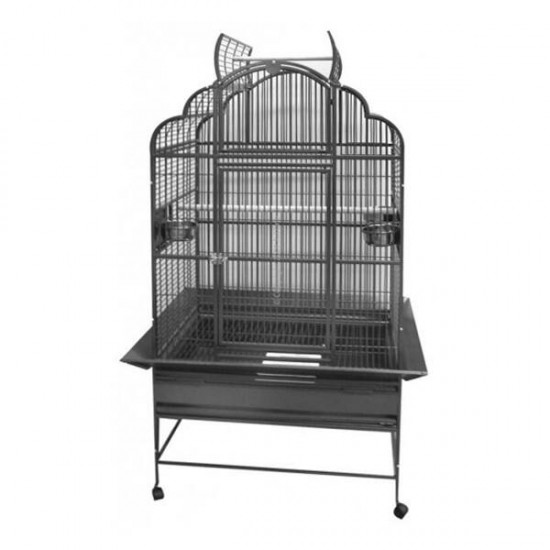 Avi One Bird Cage - 932 Silver Black 96x74x173cm