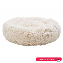 Calming Pet Bed Cream-Medium 75x23cm