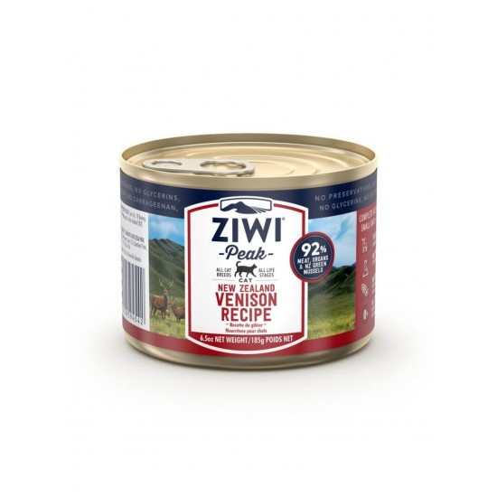 ZIWI Peak Canned Venison Cat Food 185g