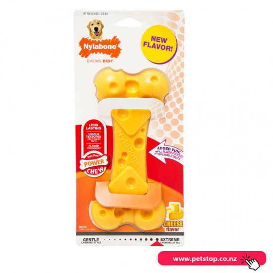 Nylabone Dura Chew Cheese Bone Dog toy - Large/Giant