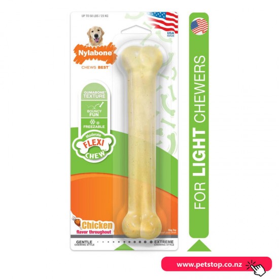 Nylabone Moderate Chew Dog Toy Chicken flavor-Large/Giant