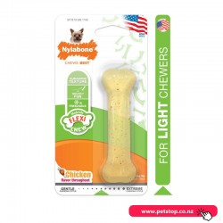 Nylabone Moderate Chew Dog Toy Chicken flavor-XSmall/Petite