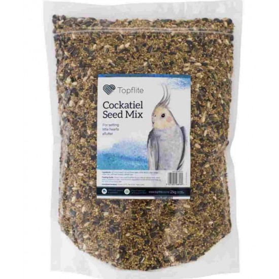 Topflite Cockatiel Seed Mix-1Kg