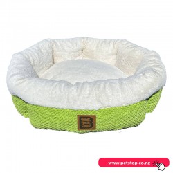 Cozy Round Pet Bed 53cm Cyber Lime