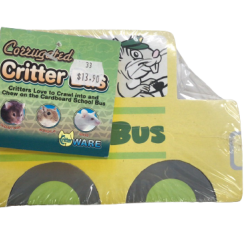 Corrugated Critter Bus for Hamsters, Gerbils and Mice